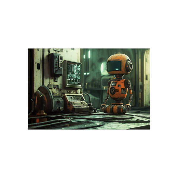 Retro Robot Vintage Sci-Fi Adventure