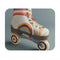 Retro Roller Skate Blast Mouse Pad