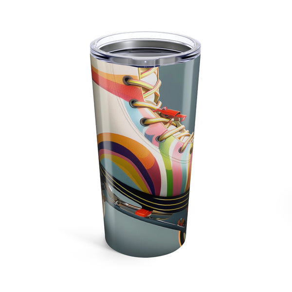 Retro Roller Skates Themed Bottle