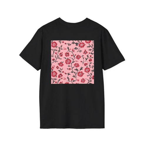 Retro Rose Garden Tee: Vintage Floral Delight