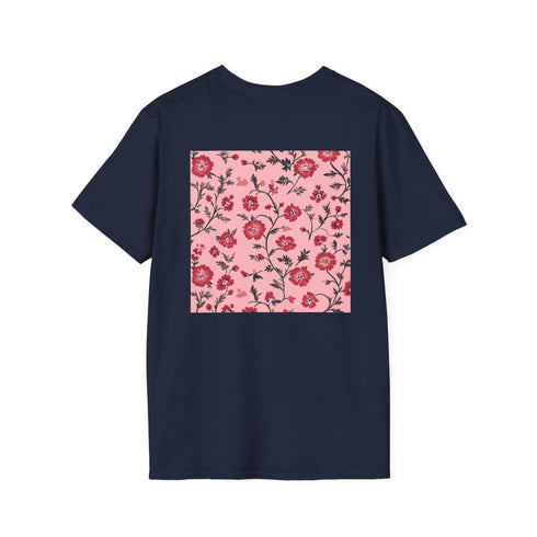Retro Rose Garden Tee: Vintage Floral Delight