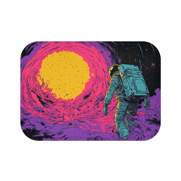 "Retro Sci-Fi Comic Bath Mat"