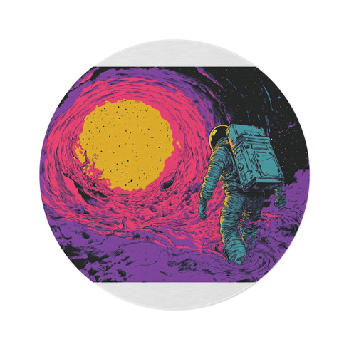 "Retro Sci-Fi Comic Round Rug"