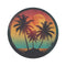 "Retro Sunset Paradise Rug"