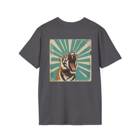 Retro Tiger Emblem Tee: Chaos 50