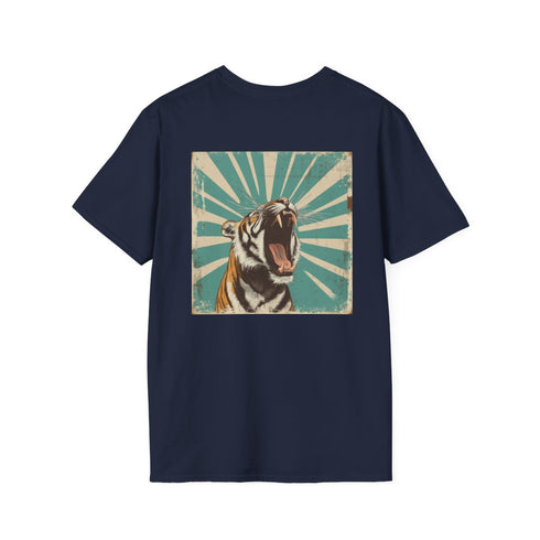 Retro Tiger Emblem Tee: Chaos 50