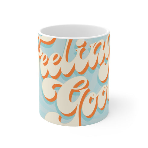 Retro Typographic Motivation Mug