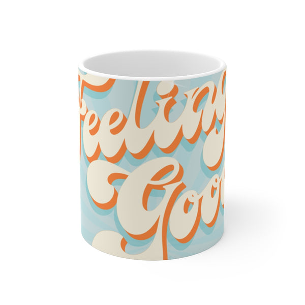 Retro Typographic Motivation Mug