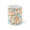 Retro Typographic Motivation Mug