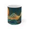 Retro Wave Mountain Glow Mug