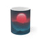 Retro Wave Mountain Sun Mug