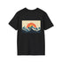 Retro Wave Mountains Glowing Sun Shirt