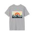 Retro Wave Mountains Glowing Sun Shirt