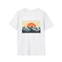 Retro Wave Mountains Glowing Sun Shirt