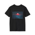 Retro Wave Mountains Glowing Sun T-Shirt