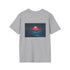 Retro Wave Mountains Glowing Sun T-Shirt