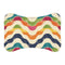 Retro Wave Pet Feeding Mat: Vibrant, Seamless, Stylish