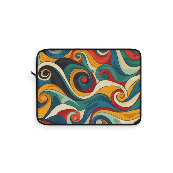 "Retro Waves Laptop Sleeve: Protect in Style"