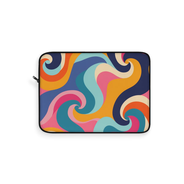 "Retro Waves Laptop Sleeve - Stylish Protection"