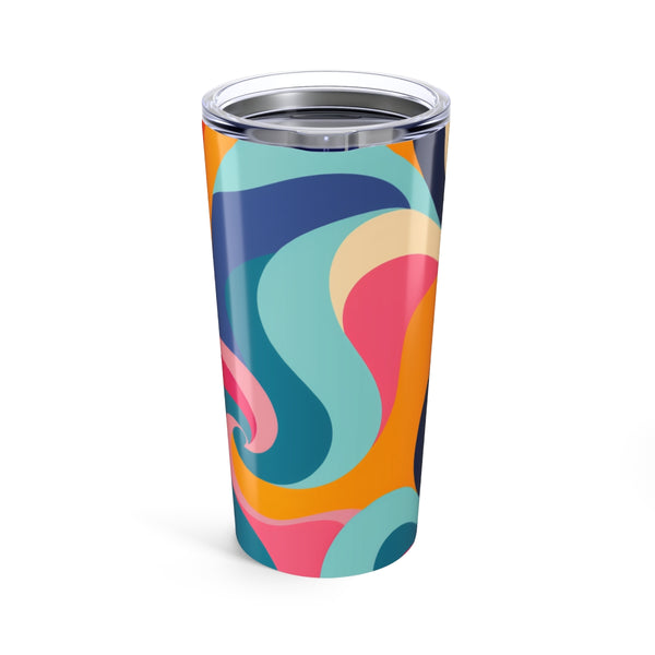 Retro Waves Vibrant Drinking Bottle