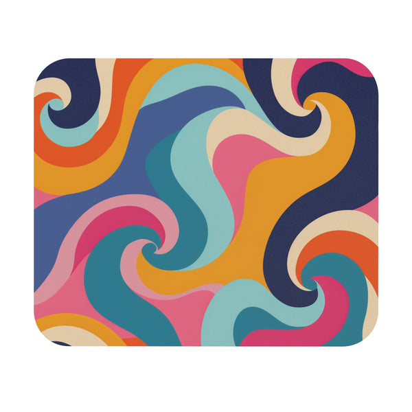 Retro Waves Vibrant Mouse Pad