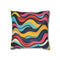 "Retro Waves Vibrant Pillowcase: Burst of Color"