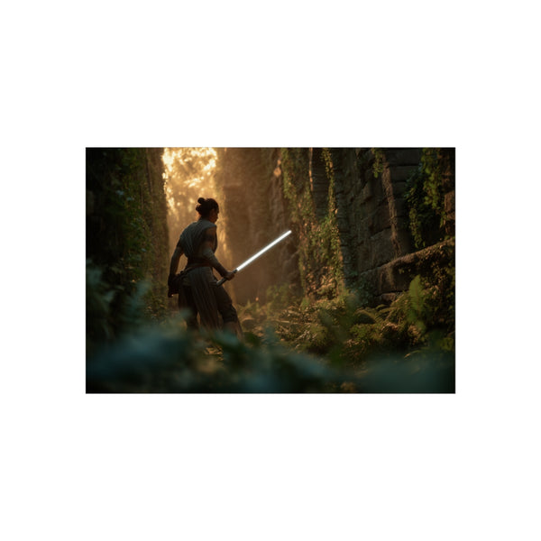 "Rey Lightsaber Training Star Wars"