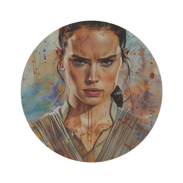 "Rey Star Wars Galactic Round Rug"