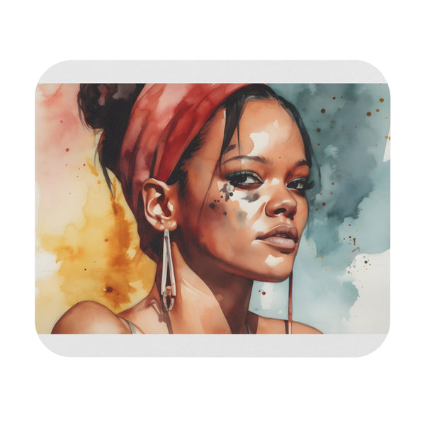 Rihanna Watercolor Luxe Mouse Pad
