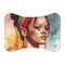 "Rihanna Watercolor Pet Mat: Upscaled Elegance"