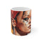 "Rihanna Watercolor Upscaled Mug: Music meets Art"