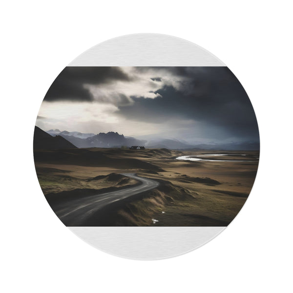 "Ring Road Dreamscape Round Rug"