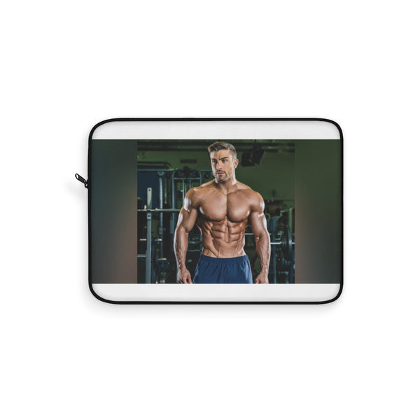 "Ripped Abs Laptop Sleeve: Ultimate Protection"