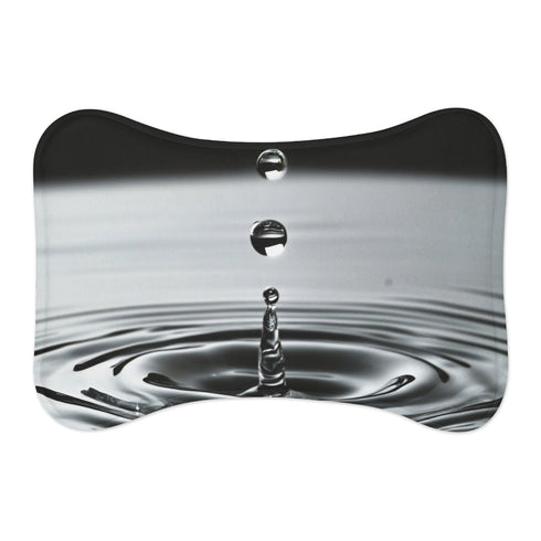 "Ripple Water Pet Mat: Through calming waters"