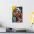 Vibrant canvas print of rising tennis star Coco Gauff inspires motivation.