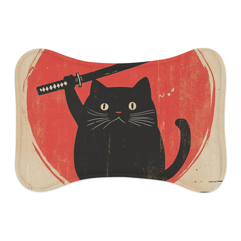 "Risograph Pet Mat: Pawsome Minimalist"