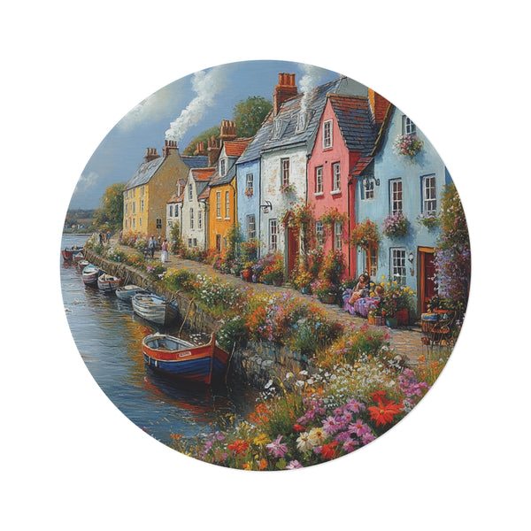 "Riverbank Village Round Rug"