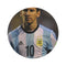 "Roar Like Messi: Argentina Round Rug"
