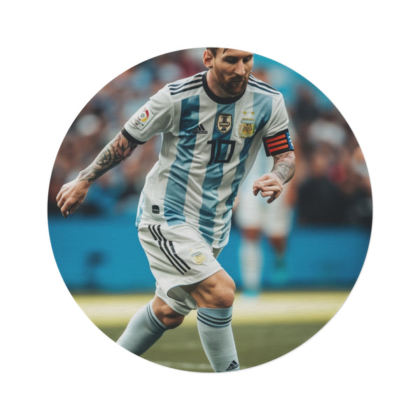 "Roar with Messi: Argentina Rug"