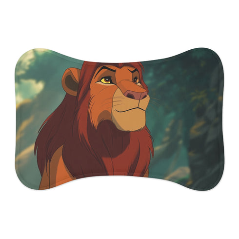 "Roar-Worthy Lion King Pet Mat"