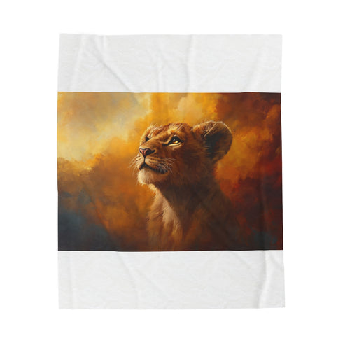 "Roar-worthy Simba Plush Blanket"