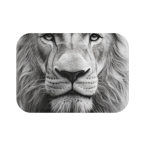 "Roaring Lion Face Bath Mat"