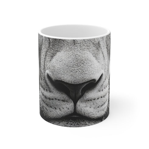 "Roaring Lion Face Mug"