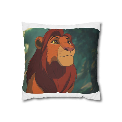 "Roaring Mufasa Pillow Case: King of the Jungle"