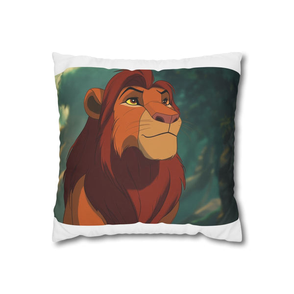 "Roaring Mufasa Pillow Case: King of the Jungle"