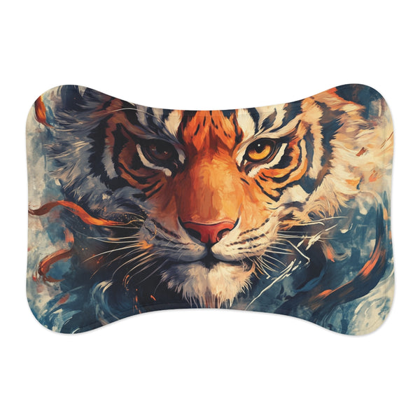 "Roaring Tiger Pet Mat: Celebrate Chinese New Year!"