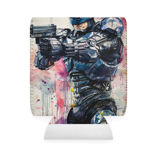RoboGuard Can Cooler Sleeve: Stay Cool with Cybernetic Style