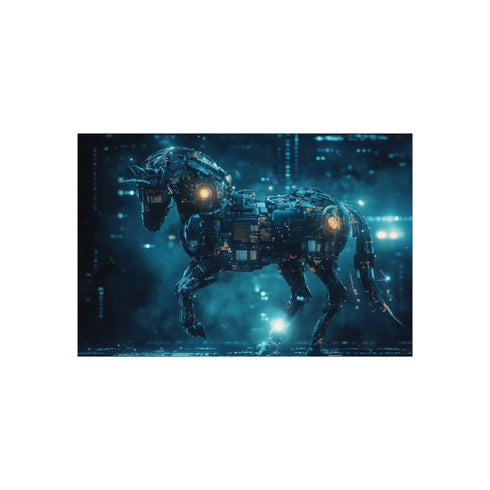 "Robot Centaur Rides Through Data"