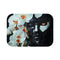 "Robot Face Bath Mat Orchids"