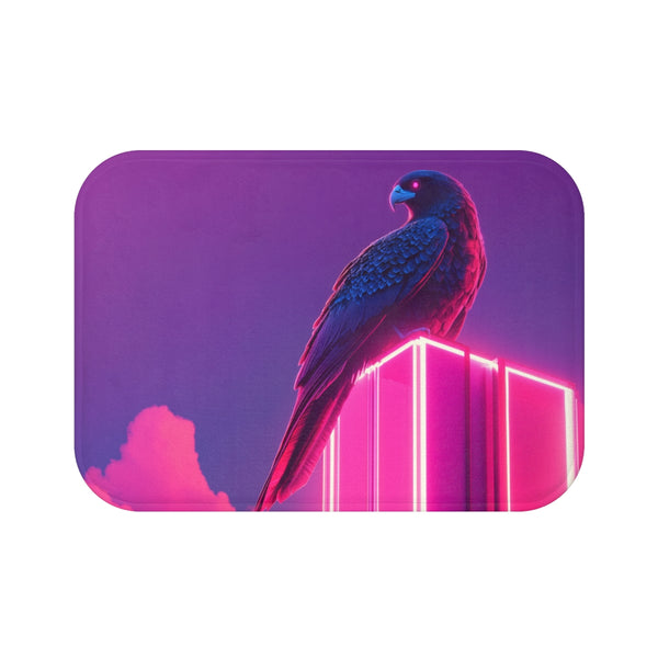 Robot Falcon Bath Mat Tower.